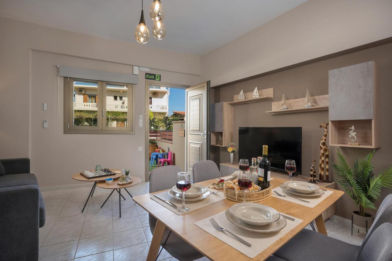 Floral Beach Apt With Lux Extras & Special Treats Kolymbari Esterno foto